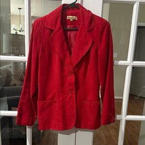Chic Red Blazer